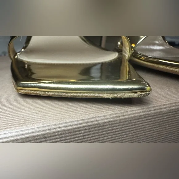 Gianvito Rossi Metallic Gold Heels - Picture 13 of 16